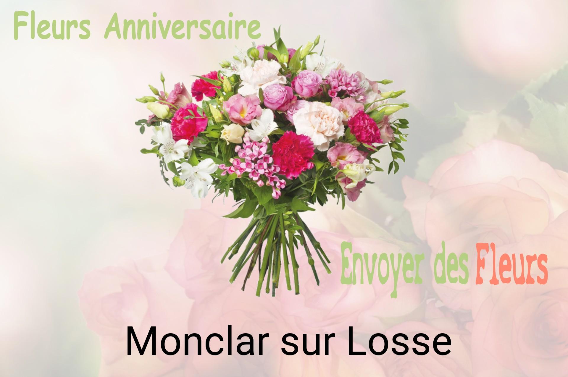 Bouquet de fleurs d’anniversaire livré à Monclar-sur-Losse