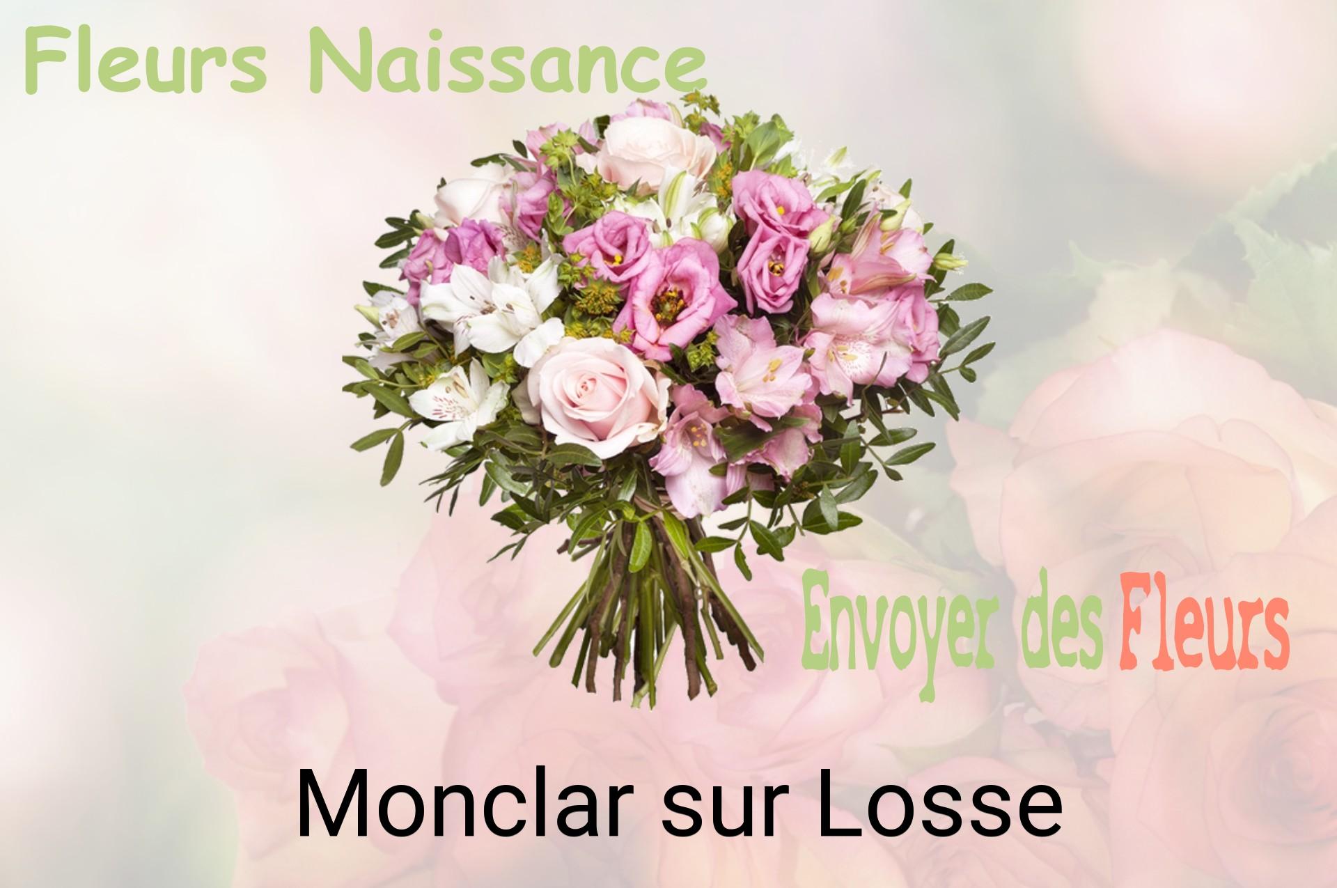 Bouquet de fleurs de naissance livré à Monclar-sur-Losse